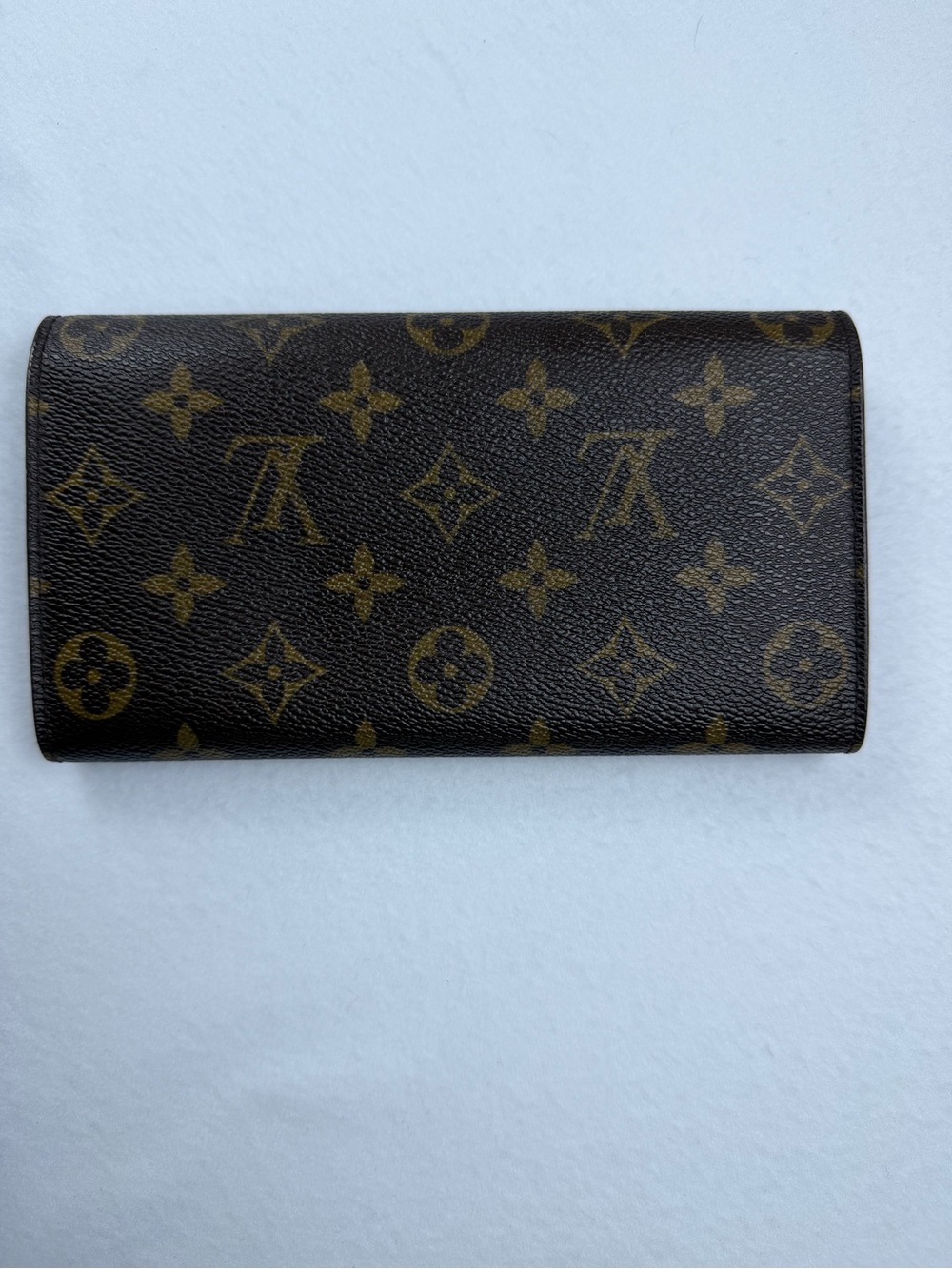 Authentic Louis Vuitton Monogram Sarah Wallet with Box Dust bag, Unbranded Chain - Picture 5 of 15